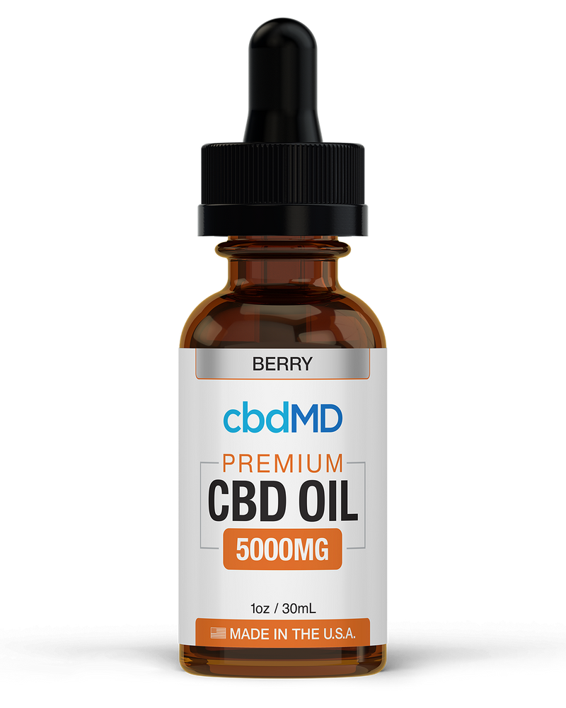 CBD MD Tincture (5000mg) - Natural & Berry