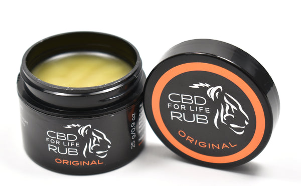 CBD For Life - Pure CBD Rub (  Relaxing Lavender ,  Pain Relief Lemongrass, Original )