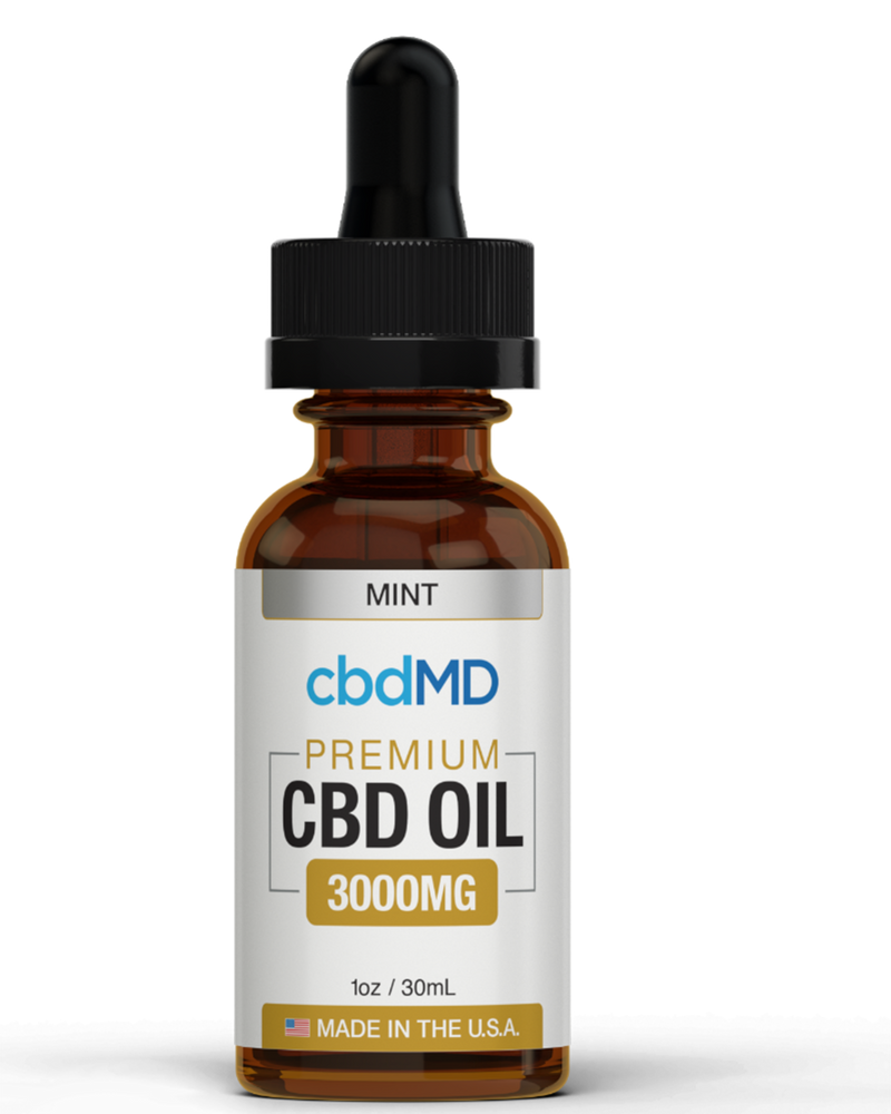 CBD MD Tincture (3000mg) -Natural, Mint , Orange , Berry Flavors